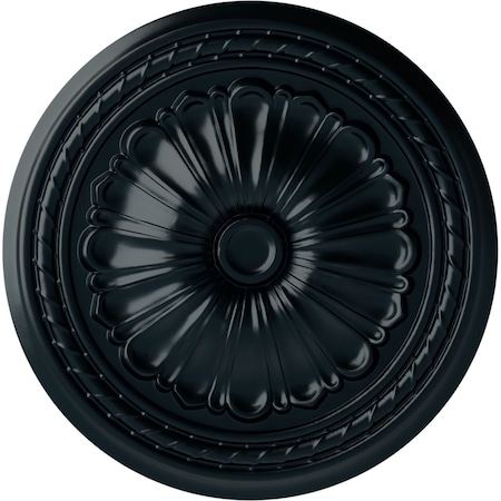 Alexa Ceiling Medallion (Fits Canopies Up To 2 7/8), Hand-Painted Night Shade, 20 1/2OD X 1 7/8P